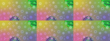 Moda baskıları için zarif bir şablon. Küçük renkli çiçekler. Motley illüstrasyonu. Çiçekli yaz çiçekleri. Robot resim. Küçük çiçekte şirin desenler.