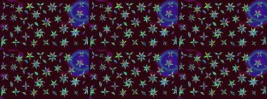 Moda baskısı. Suluboya desenli çiçek deseni. Ton halinde. Çiçeğin suluboya çizimlerinin mükemmel deseni. Dekorasyon ve tasarım için güzel desen.