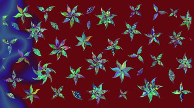 Sabıka fotoğraflarında, bebek kıyafetlerinde, duvar kâğıtlarında, paket kutularında falan kullanılabilir. Zarif, parlak ve eskiz kırmızı çiçek deseni tasarımı.