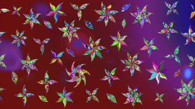 Çiçek kırmızısı eskiz deseni. Raster çiçek izi. Raster Yumuşak kumaş deseni. Klasik taslak çizimi.