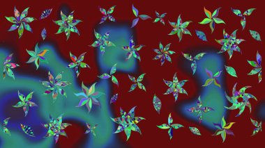 Dekorasyon ve tasarım için güzel bir desen. Eski model. Çiçeğin suluboya çizimlerinin mükemmel deseni. Suluboya çizim kalıbı. Moda yazdırma.