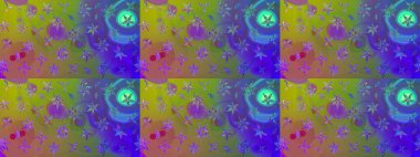 Eskiz arkaplan modeli. Suluboya, elle çizilmiş. Menekşe rengi yapraklı yabani çiçekler. Raster illüstrasyonu.