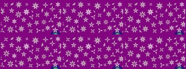 Çiçekli zambakların eskiz geçmişi. Parlak çiçekli kolaj çiçekleri mor. Çiçek tasarımı için inanılmaz kolaj cennet tarzı..