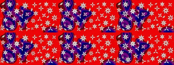 Raster - stok. Vadinin çiçekleri kırmızı renklerde. Eskiz arkaplan modeli. Suluboya, elle çizilmiş.