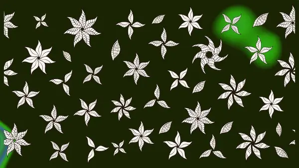 Çizim çiçek deseni duvar kağıdı, web sitesi arka planı, ambalaj kağıdı, davetiye, broşür, afiş veya web sitesi için kullanılabilir. Parlak elementlerin. El çizimi Raster illüstrasyonu.