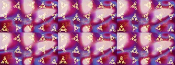 Raster Modaya uygun kumaş deseni. Mor renkli şirin çiçek deseni. Renkli Bahar Teması eskiz kalıbı. Düz Çiçek Elementleri Tasarımı.