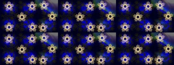 Raster kar taneleri deseni. Renkli arka planda güzel kar taneleri. Raster illüstrasyonu.