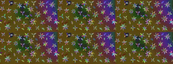 Renkli Bahar Teması eskiz kalıbı. Düz Çiçek Elementleri Tasarımı. Şirin çiçek elementleri. Raster illüstrasyonu. Çizim deseni Modaya uygun kumaş deseni.