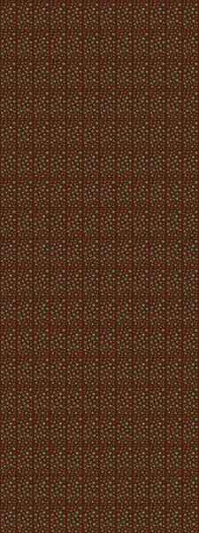 Kahverengi renklere karalama yapan çiçek desenli çizim. Raster illüstrasyonu.