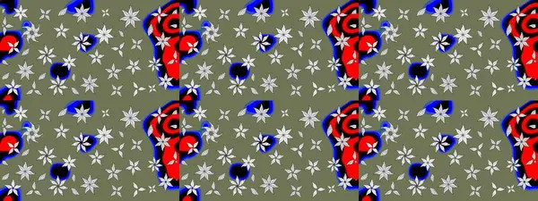 Beautiful watercolor Bouquet of summer flowers sketch pattern. Nice fabric pattern.