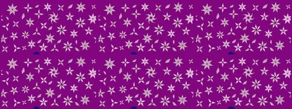 Raster. Mor renkli güzel çiçekli çizim deseni, suluboya çiçek deseni, duvar kağıdı, kart veya kumaş için fayanslı..