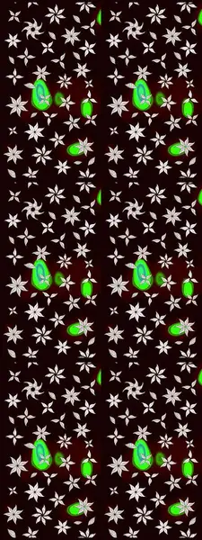 Raster illüstrasyonu. Suluboya tarzında siyah renklerde. Küçük çiçekli bahar deseni çiz.