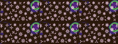 Raster illüstrasyonu. Taslak dekoratif arka plan, çiçek mandala. Çiçek. Kahverengi renklerde.