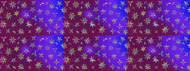 Asya tekstil tarzında. Raster illüstrasyonu. Mor renkli çiçekler. Raster illüstrasyonu. Çiçek desenini çiz.