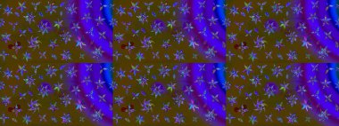 Çiçek duvar kâğıdı. Kahverengi renkli şirin tekstil. Raster illüstrasyonu. Çiçek arkaplan. Renkli çizim deseni.