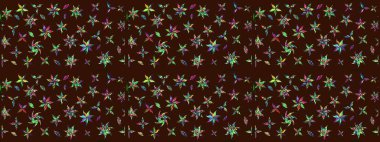 Paketleme, tekstil, duvar kâğıdı için çiçek eskizi. Yumuşak fayans. Yumuşak pamuk tasarımı. Raster 'ın taze dokusu. Klasik çiçek deseni.