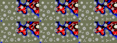 Raster illüstrasyonu. Eskiz geçmişi. Kumaş, tekstil, duvar kağıdı baskısı için. Eski usul. Raster. Tomurcukları çiçekli sevimli çiçek deseni..