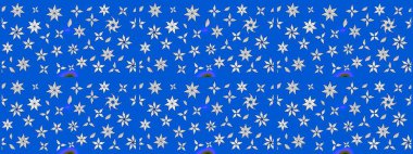 Raster illüstrasyonu. El çizimi. Çiçekli, yapraklı, çiçek desenli çizim..