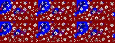 Oldukça eski bir besin torbası deseni, küçük kırmızı renkte, çiçekler. Tekstil, kumaş, kapaklar, duvar kağıtları, baskı, naylon, koleksiyon defteri, örgü, dekupaj için güzel bir eskiz. Millefleurlar.