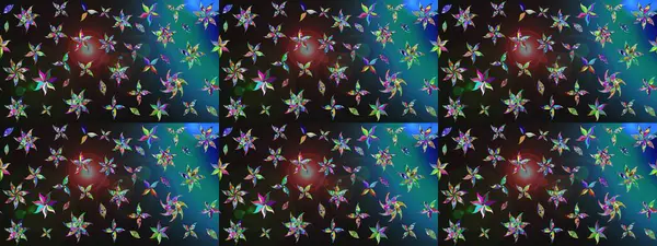 Gri renkli çiçekler. Kumaş desenli papatya çiçekleri ayrıntıları.