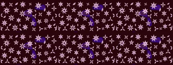 Nazikçe, güzel çiçek arkaplanı. Çiçekli karalama şeklinde Raster çiçek deseni. Kahverengi renkte çiçekler.