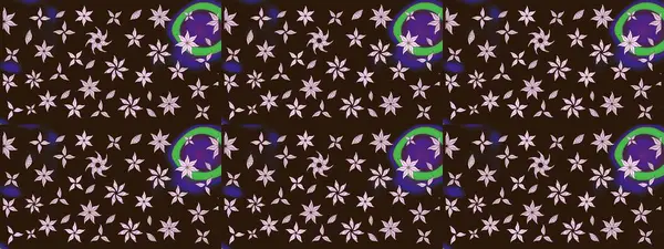 Raster illüstrasyonu. Taslak dekoratif arka plan, çiçek mandala. Çiçek. Kahverengi renklerde.