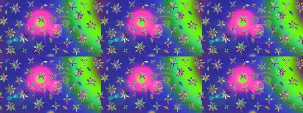 Sanat çiçeklere ilham verir ve arka planda izler bırakır. Mavi el çizimi desen. Karalama çiçekleri çizim kalıbı. Raster deseni.