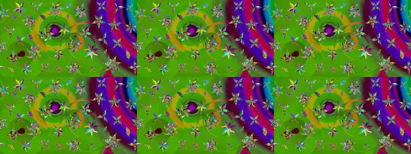 El çizimi Raster çizimi. Parlak elementlerin. Çizim çiçek deseni duvar kağıdı, web sitesi arkaplanı, paket kağıdı, davetiye, broşür, pankart veya web sitesi için kullanılabilir.