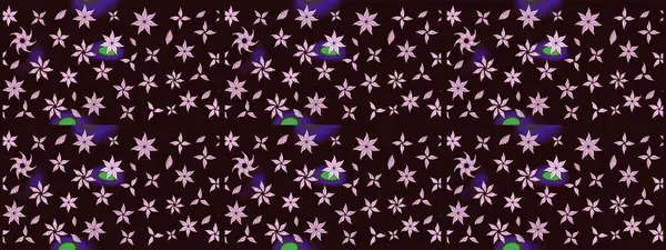 Hoş bir çiçek geçmişi var. Güzel kumaş deseni. Küçük bir çiçekte eskiz deseni. Raster illüstrasyonu.