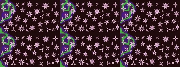 Yumuşak, yaz çiçekli arka plan. Çiçekli karalama şeklinde Raster çiçek deseni. Kahverengi renkte çiçekler.