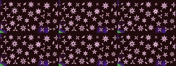 Raster Moda kumaş deseni. Şirin çiçekler. Çizgi çizimi deseni.