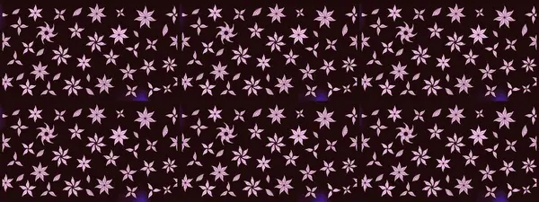 Eski usul. Eskiz geçmişi. Renkli desenli eskiz deseni, kahverengi çiçekler ve dekoratif elementlerle. Kumaş, tekstil, duvar kağıdı baskısı için. Raster illüstrasyonu.