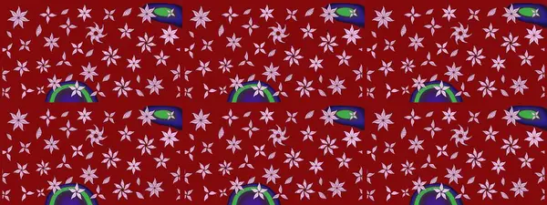 Anti-stres için soyut örnek sayfası. Kırmızı renklerde. Raster illüstrasyonu.