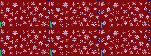 Tatil havası. Bahar mevsimi. Nazik romantik baskı. Raster güzel bir çiçek deseni çiziyor..