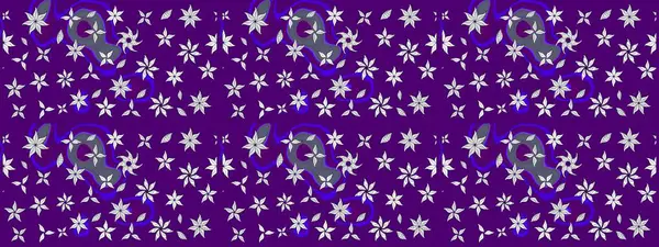 Yumuşak, mor renkte bahar çiçekleri. Raster illüstrasyonu. Yaprak ve çiçeklerin suluboya resmi, menekşe renkleri üzerine çizim şekli.