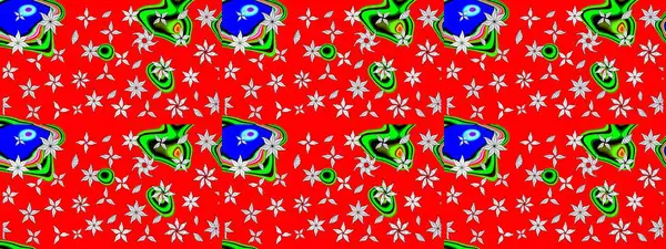 Vadinin çiçekleri kırmızı renklerde. Raster çiçek desenleri çiziyor..