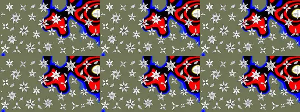 Raster illüstrasyonu. Eskiz geçmişi. Kumaş, tekstil, duvar kağıdı baskısı için. Eski usul. Raster. Tomurcukları çiçekli sevimli çiçek deseni..