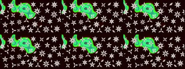 Doodle tarzı. Elle çizilmiş sonbahar çiçeği deseni. Siyah renkli çiçekler. Tekstil ve kapak tasarımı için mükemmel. Renkli siyah çizim deseni.