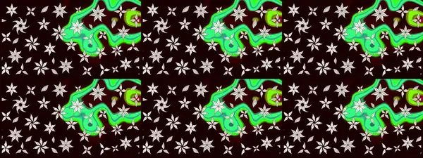 Renkli Bahar Teması eskiz kalıbı. Güzel kumaş deseni. Düz Çiçek Elementleri Tasarımı. Raster illüstrasyonunda çiçek deseni çizimi.