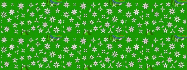 Raster - stok. Yeşil çiçekli eskiz deseni, suluboya çiçek deseni, sevimli çiçek, duvar kağıdı, kart veya kumaş için fayanslı.