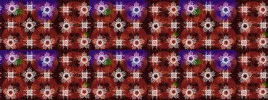 Raster kahverengi, kırmızı ve nötr kar tanelerinden izole edilmiş. Güzel bir kış süsü. Kar taneleri koleksiyonu. Raster illüstrasyonu.