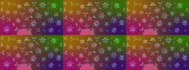 Raster illüstrasyonu. Eski usul. Eskiz geçmişi. Kumaş, tekstil, duvar kağıdı baskısı için. Miles Fleur, süslü püslü bir süs. Tomurcukları papatya çiçekleri olan sevimli bir çiçek deseni..