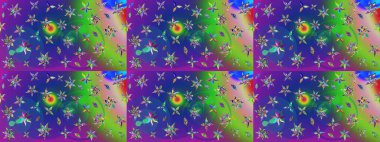 Nazikçe, güzel çiçek arkaplanı. Mavi renkli çiçekler. Raster çiçek desenli ve çiçekli..