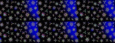 Güzel kumaş deseni. Küçük çiçekteki sevimli çiçek deseni. Raster illüstrasyonu. Güzel karalamalı çiçek deseni çiz..