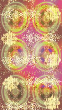 Çiçekler suluboya tarzında bej, nötr ve pembe renklerde. Raster illüstrasyonunda çiçek deseni çizimi.