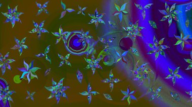 Çiçek kompozisyonu, el boyası, hassas şablon. Üst manzara, yumuşak stil. Kahverengi renkte manzaralı çiçek deseni. Sevgililer günü ve tebrik kartı konsepti için şık bir davet.