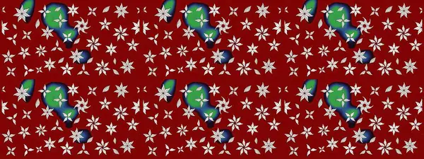 Suluboya tarzında kırmızı renkte çiçekler. Kırmızı renkte çiçeklerle birlikte çiçek deseni çiz..