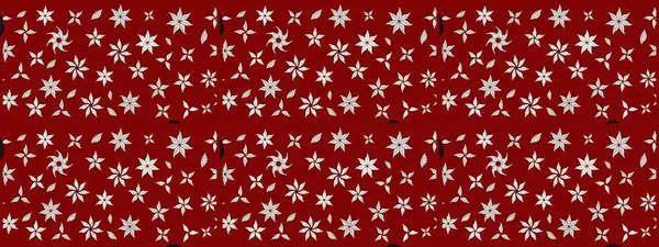 Tekstil tasarımı için kırmızı renkli geleneksel halk çiçekleri buketi. Üzerinde gelincikler ve vadi zambakları olan renkli çiçek desenli nakış..