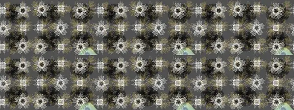 Eskiz oryantal klasik altın desen. Gri, nötr ve kahverengi renklerde altın tekrarlayan elementler içeren Raster soyut arka planı.