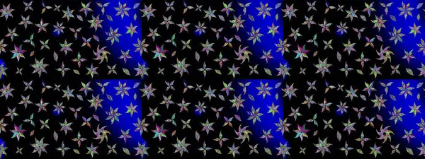 Güzel kumaş deseni. Küçük çiçekteki sevimli çiçek deseni. Raster illüstrasyonu. Güzel karalamalı çiçek deseni çiz..